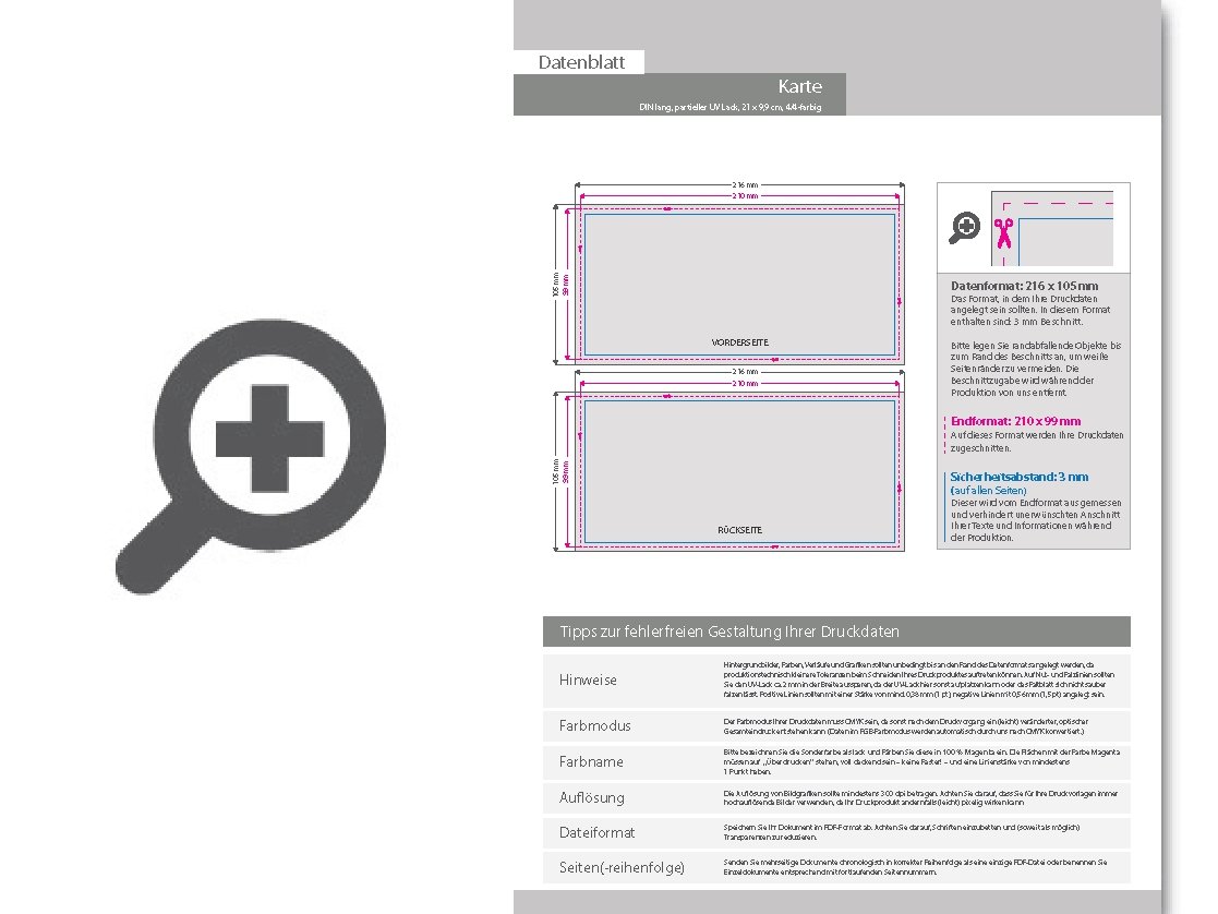 Product Bild einladungskarte_din_lang_quer_4_4_farbig_mit_beidseitig_partieller_uv-lackierung